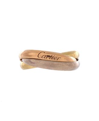  Small Trinity Ring 18K Tricolor Gold