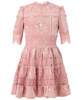  Girls' Destiny Velvet Mini Dress - Little Kid, Big Kid