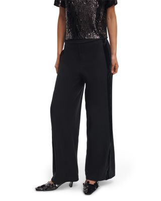 rag & bone Melanie Wool Wide Leg Track Pants