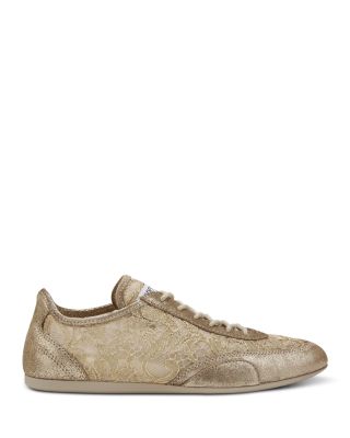 Women's Sunny Metallic Leather Low Top Sneakers