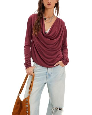 Jane Long Sleeve Cowl Neck Top