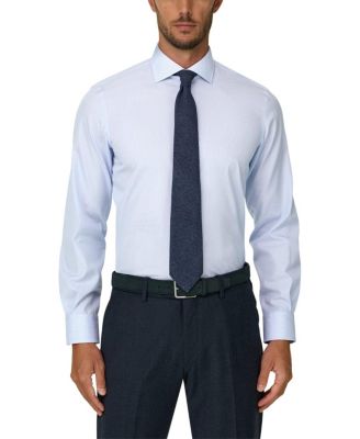  Striped Non-Iron Cotton Slim Fit Shirt