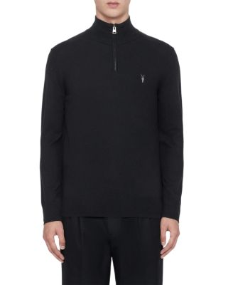 Kilburn Wool & Nylon Regular Fit Quarter Zip Sweater