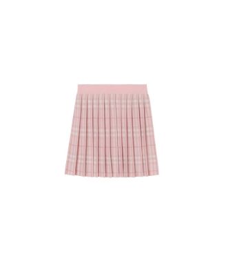 Girls' Pleated Check Wool Blend Skirt - Little Kid, Big Kid