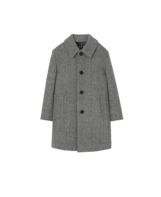 Boys' Herringbone Wool Car Coat - Little Kid, Big Kid