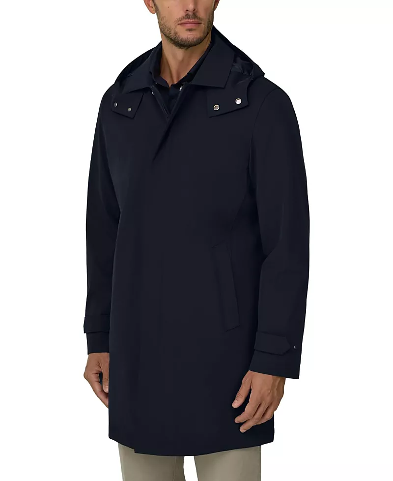 Boggi Milano B Travel Technical Nylon Raincoat