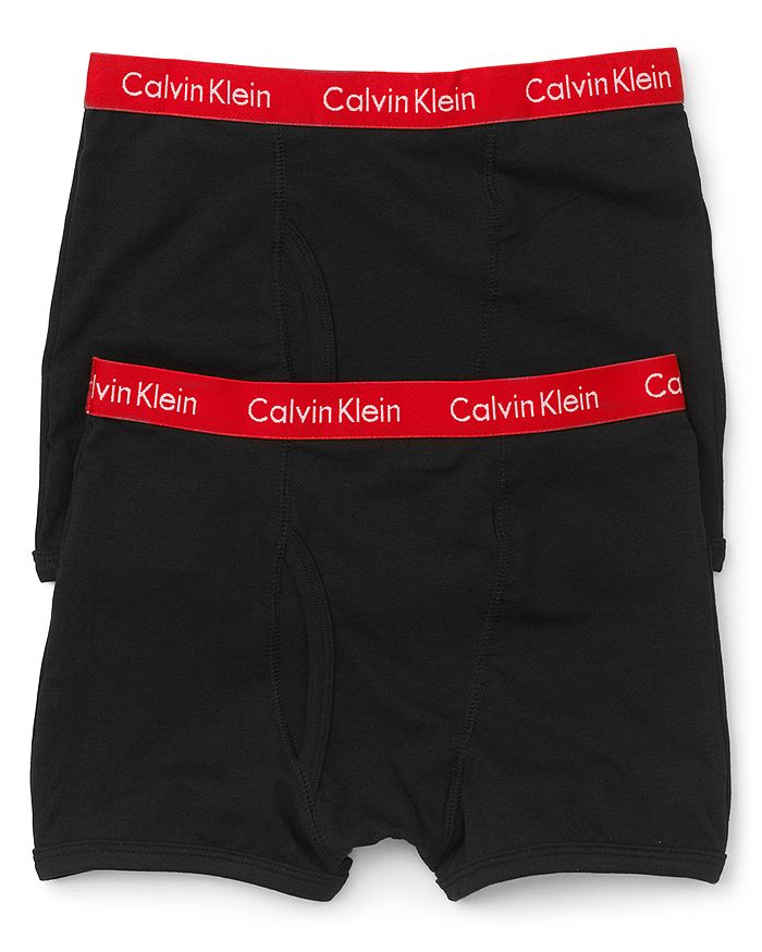 Calvin Klein CK Boys' Boxer Briefs, 2 Pack - Little Kid, Big Kid