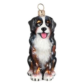 Joy to the World Sitting Bernese Mountain Dog Ornament | Bloomingdale's