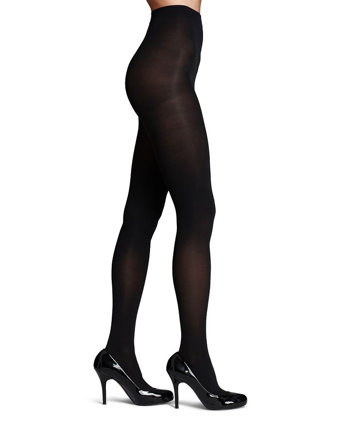 Hue Opaque Sheer To Waist Tights In Black