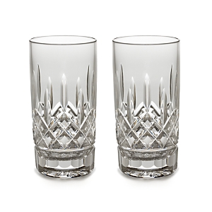 Shop Waterford Lismore Highball Glass, Set Of 2 In Clear