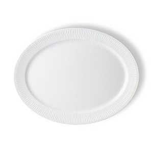 Royal Copenhagen White Fluted Plain Oval Platter