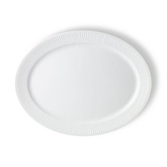Royal Copenhagen White Fluted Plain Oval Platter | Bloomingdale's