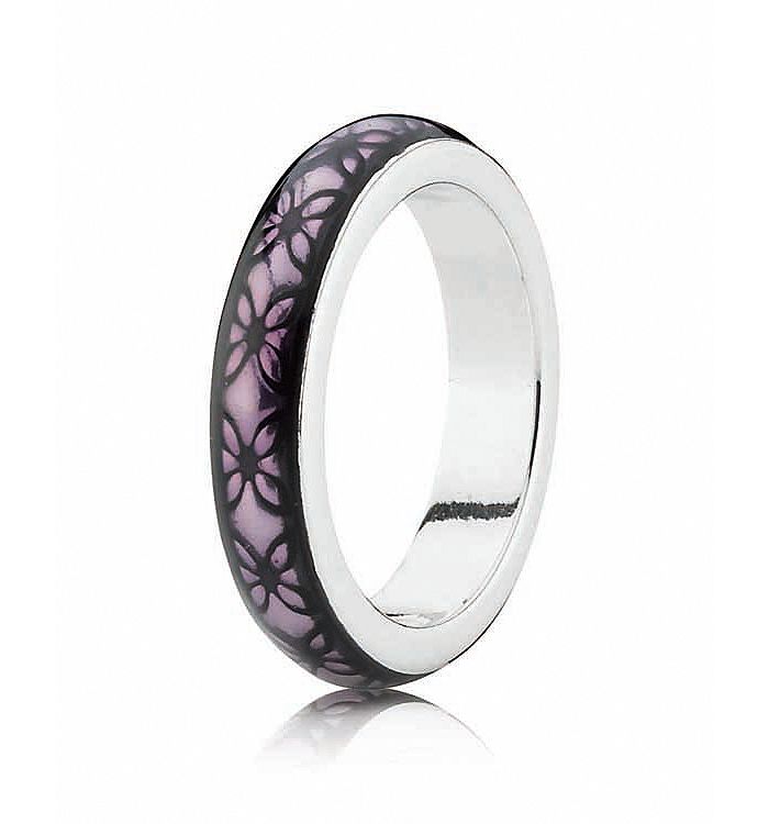 Pandora cheap purple ring
