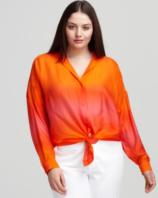 Lafayette 148 New York Plus - Lumi Silk Blouse