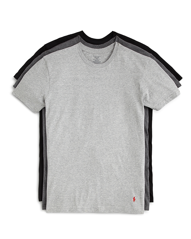 Polo Ralph Lauren Classic Fit Crewneck Undershirt, Pack of 3