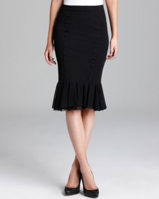 Jean Paul Gaultier Skirt - Tulle Ruffle Hem | Bloomingdale's