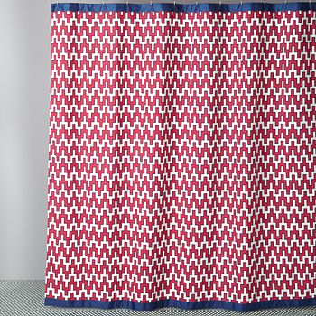 Jonathan Adler Stepped Chevron Shower Curtain Bloomingdale S