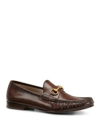 Gucci Men's Leather Horsebit Loafers | Bloomingdale's
