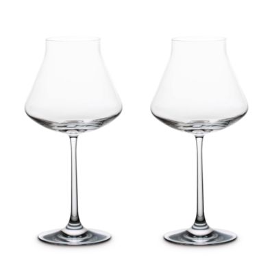 Baccarat Chateau Set two Crystal Red Wine Glasses - Luxury Gift