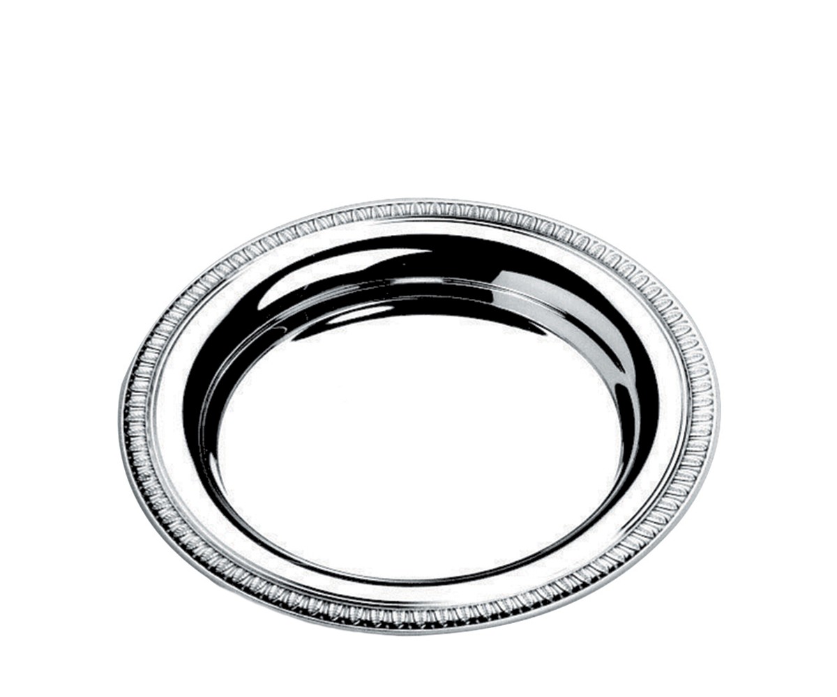 Christofle Malmaison Bottle Coaster in Silver