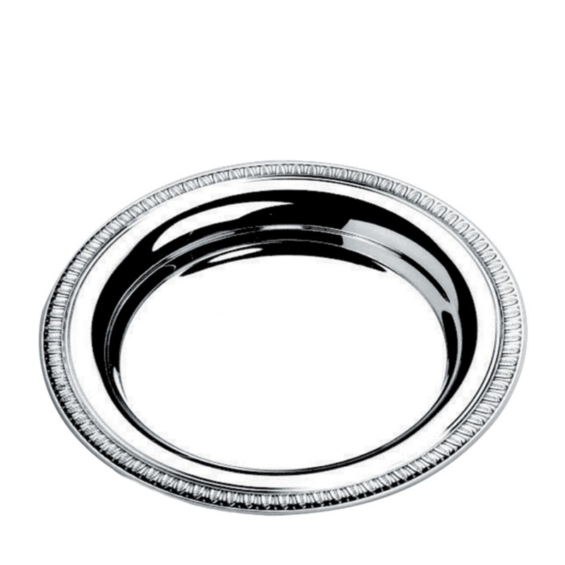 Christofle Malmaison Bottle Coaster in Silver