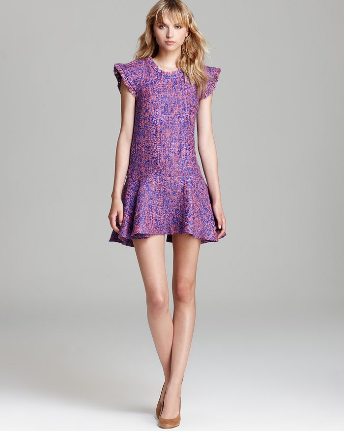 Alexis Dress Adalina Tweed Flounce Bloomingdale s