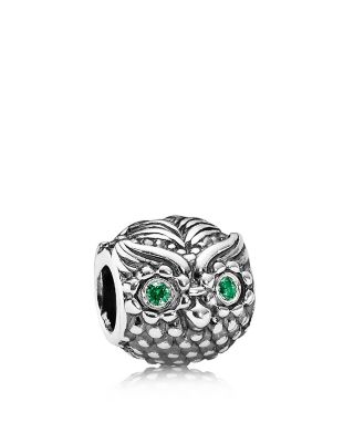 Pandora - Sterling Silver & Cubic Zirconia Wise Owl Charm