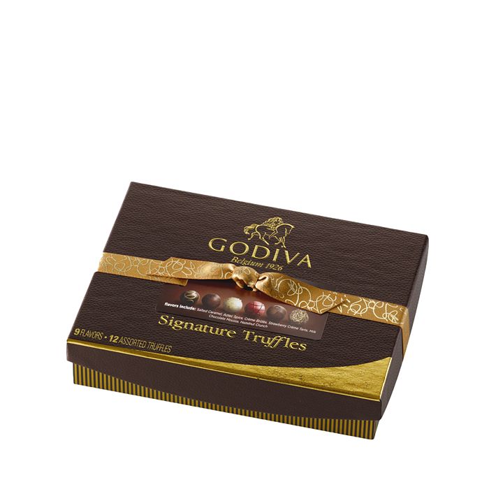 Godiva® 12 Piece Signature Truffles Gift Box Bloomingdale's