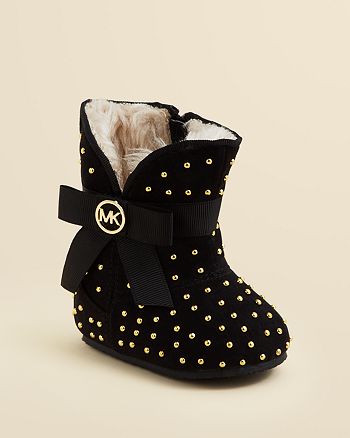 Michael Kors MICHAEL Infant Girls' Grace Studded Boot - Baby |  Bloomingdale's