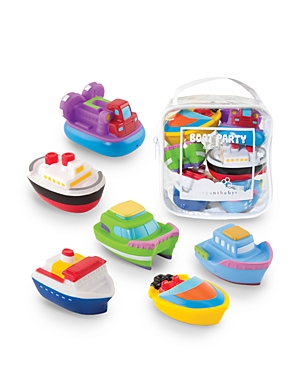 Elegant Baby Boat Party Squirties Bath Toys - Ages 6 Months+