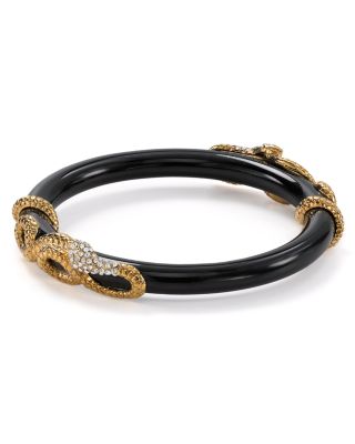 Snake Wrapped Resin Bangle