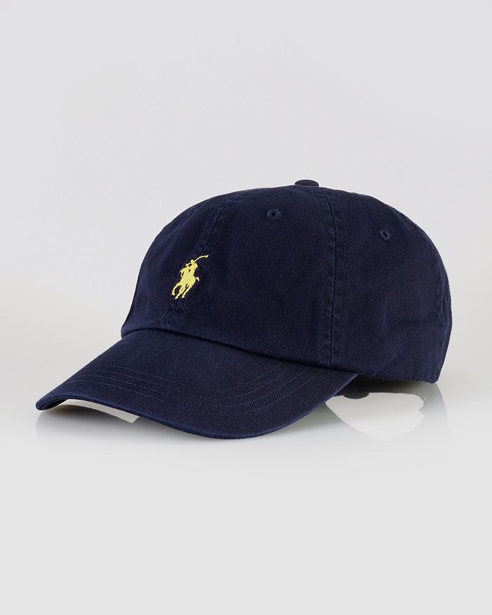 Shop Polo Ralph Lauren Signature Pony Hat In Relay Blue