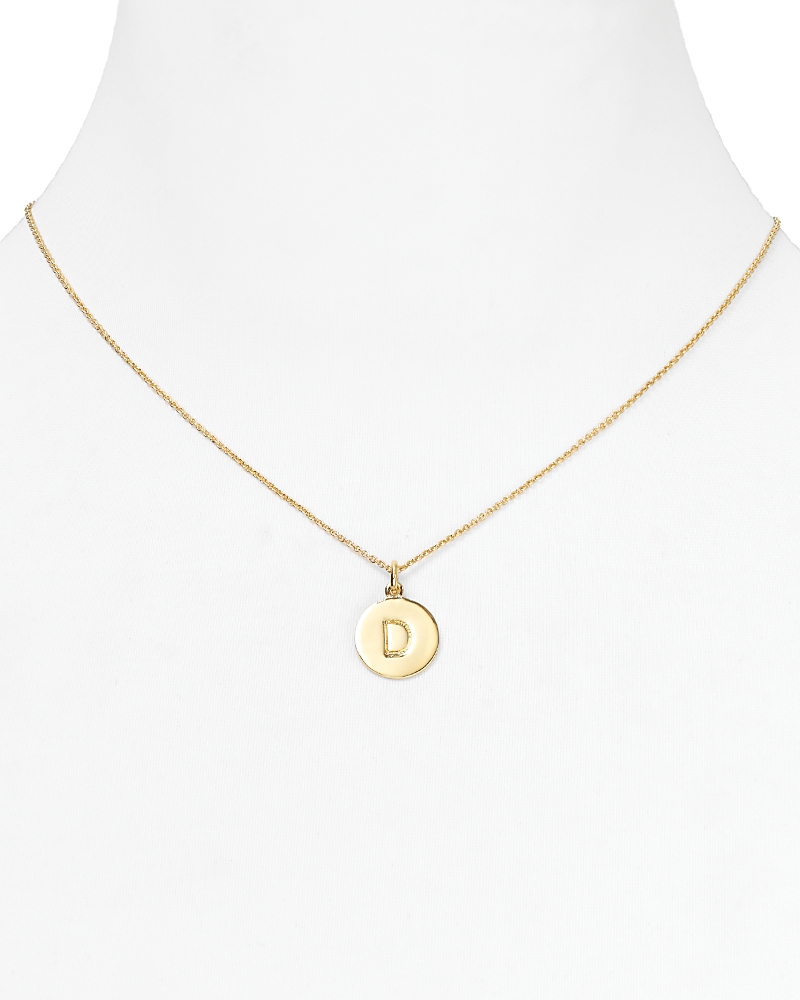 Kate Spade New York One in a Million Initial Pendant Necklace, 16.5 · OS