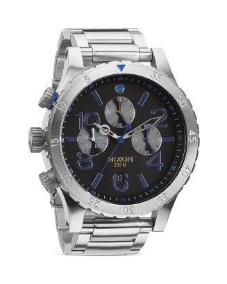 Nixon The 48-20 Chronograph Midnight GT Watch, 48mm | Bloomingdale's