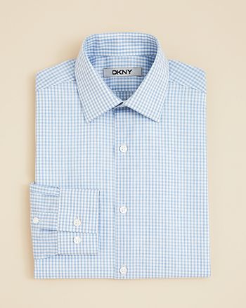 Dkny Boys Gingham Dress Shirt Sizes 8 20 Bloomingdale S