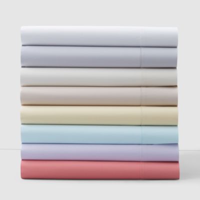 Sky - Solid 550TC Sheet Set, King - 100% Exclusive