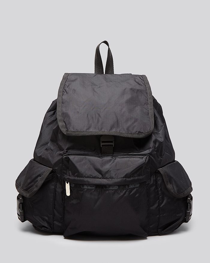 Drawstring Bucket Bag - Black solid – LeSportsac