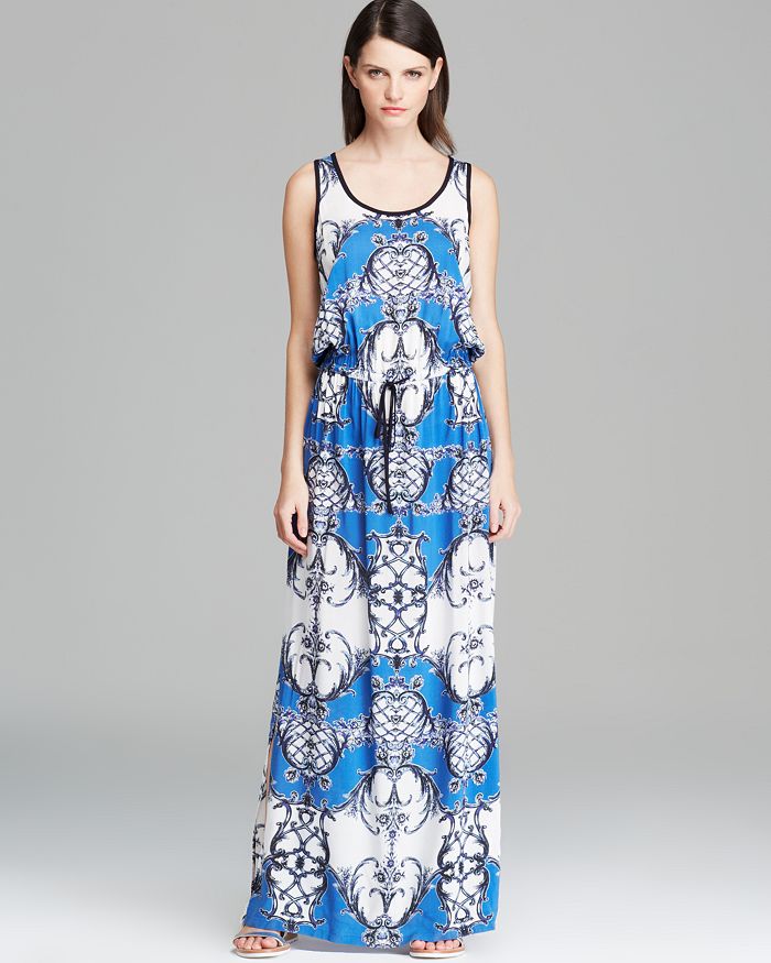 Karen Kane Portuguese Tile Maxi Dress | Bloomingdale's