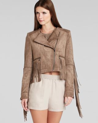 BCBGMAXAZRIA Jacket - Brylee Fringe 