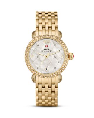 Michele Gold Diamond CSX MICHELE CSX 36 Diamond Dial (MW03M01B0046) main image 2