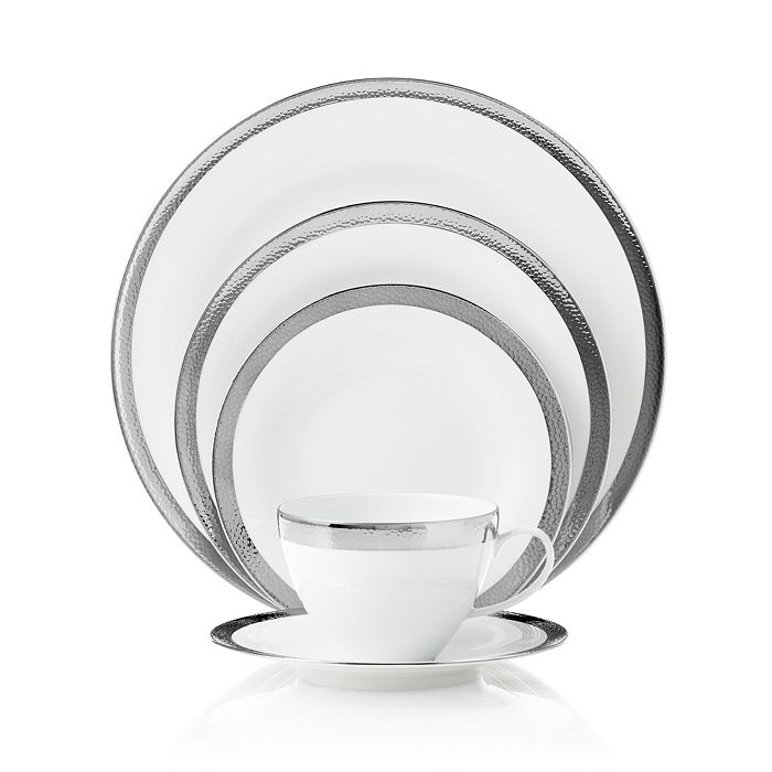 Shop Michael Aram Silversmith 5-piece Place Setting In White And Platinum