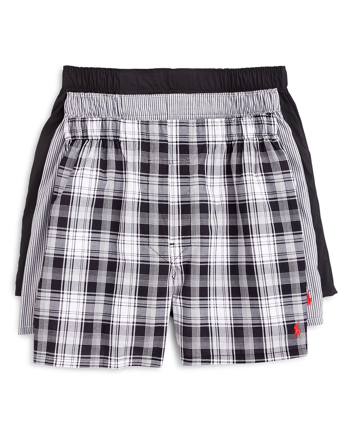Polo Ralph Lauren Classic Fit Woven Boxers, Pack of 3