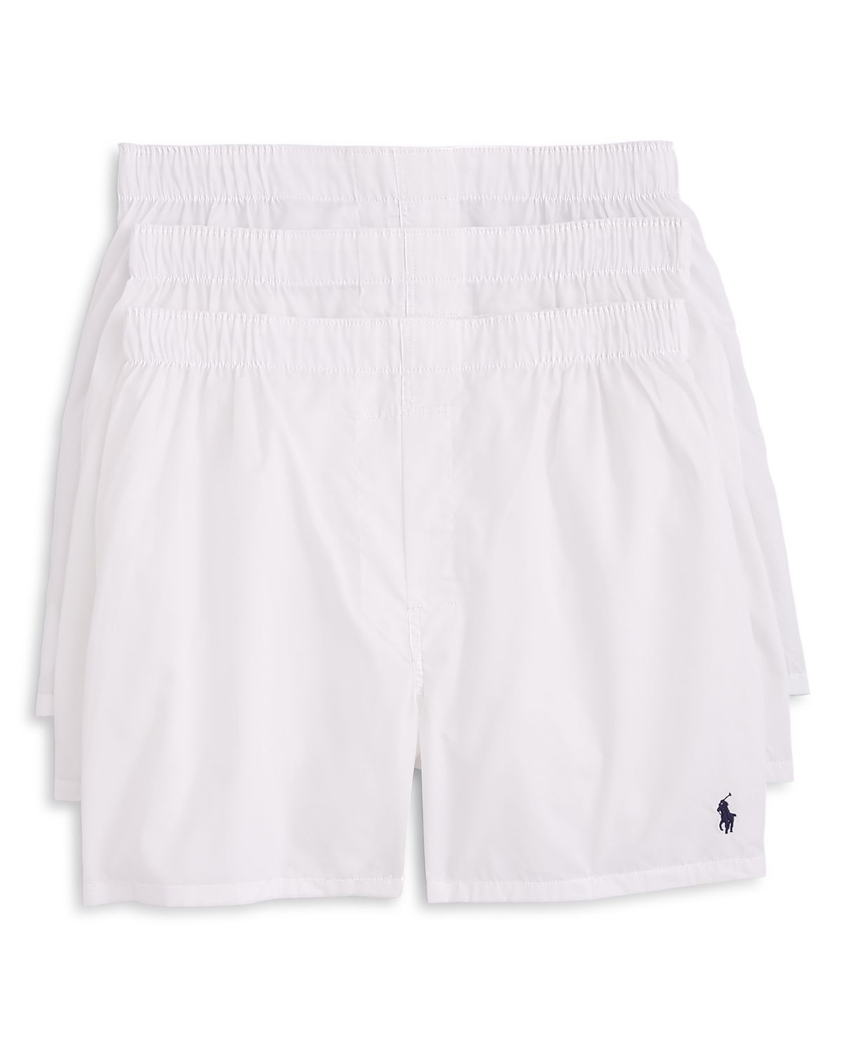 Polo Ralph Lauren Classic Fit Woven Boxers, Pack of 3