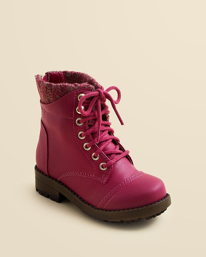 Steve madden online boots red laces