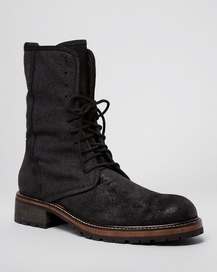 John varvatos lace up sale boots