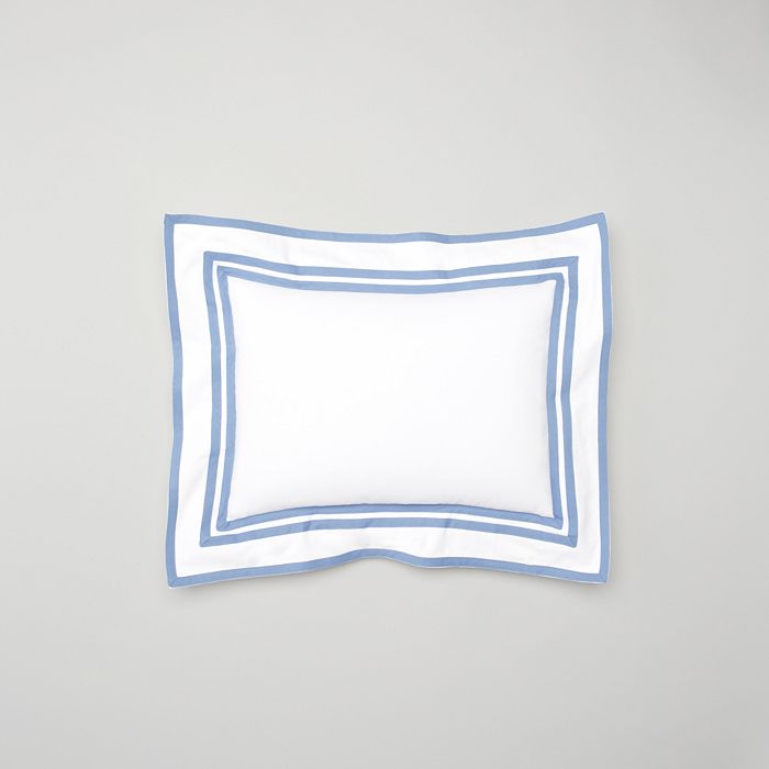 Matouk Meridian 350 Thread Count Sham In Azure Blue