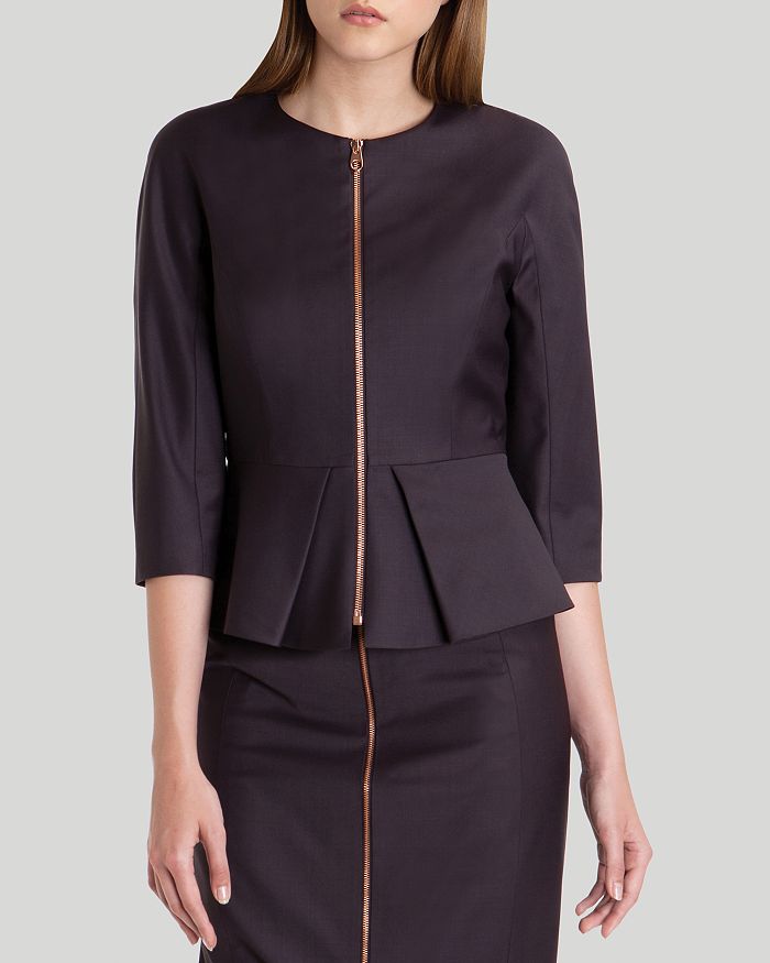 Ted baker peplum jacket discount