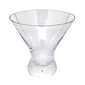 Moser Pebbles Stemless Martini Glass In Clear