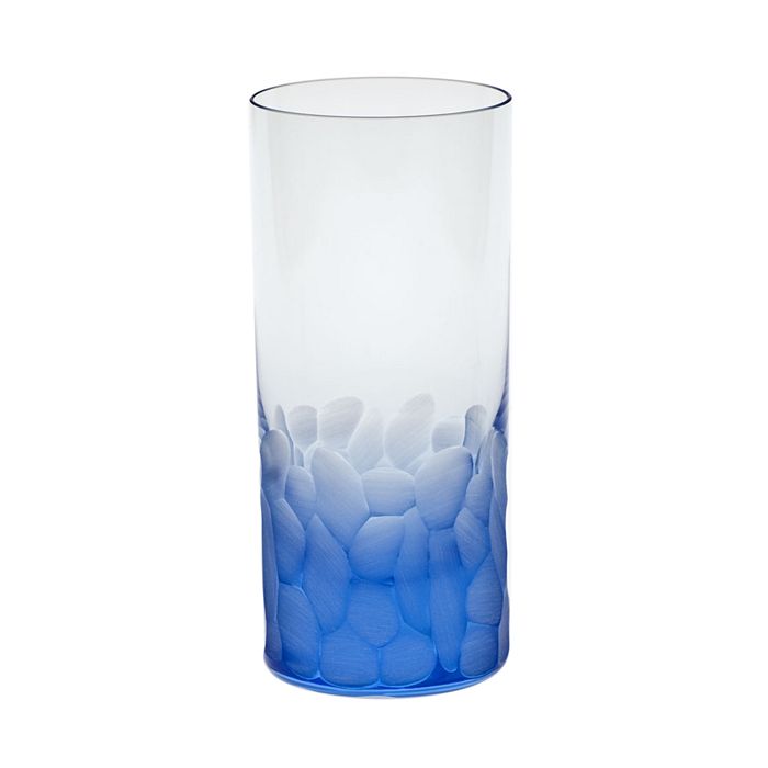 Moser Pebbles Highball Glass In Aquamarine