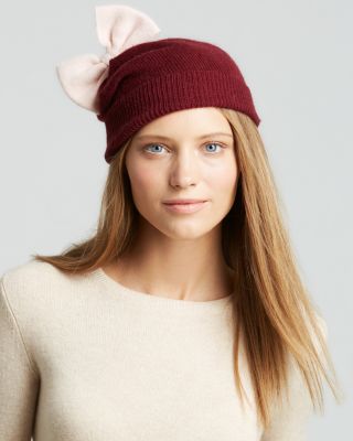 kate spade bow beanie